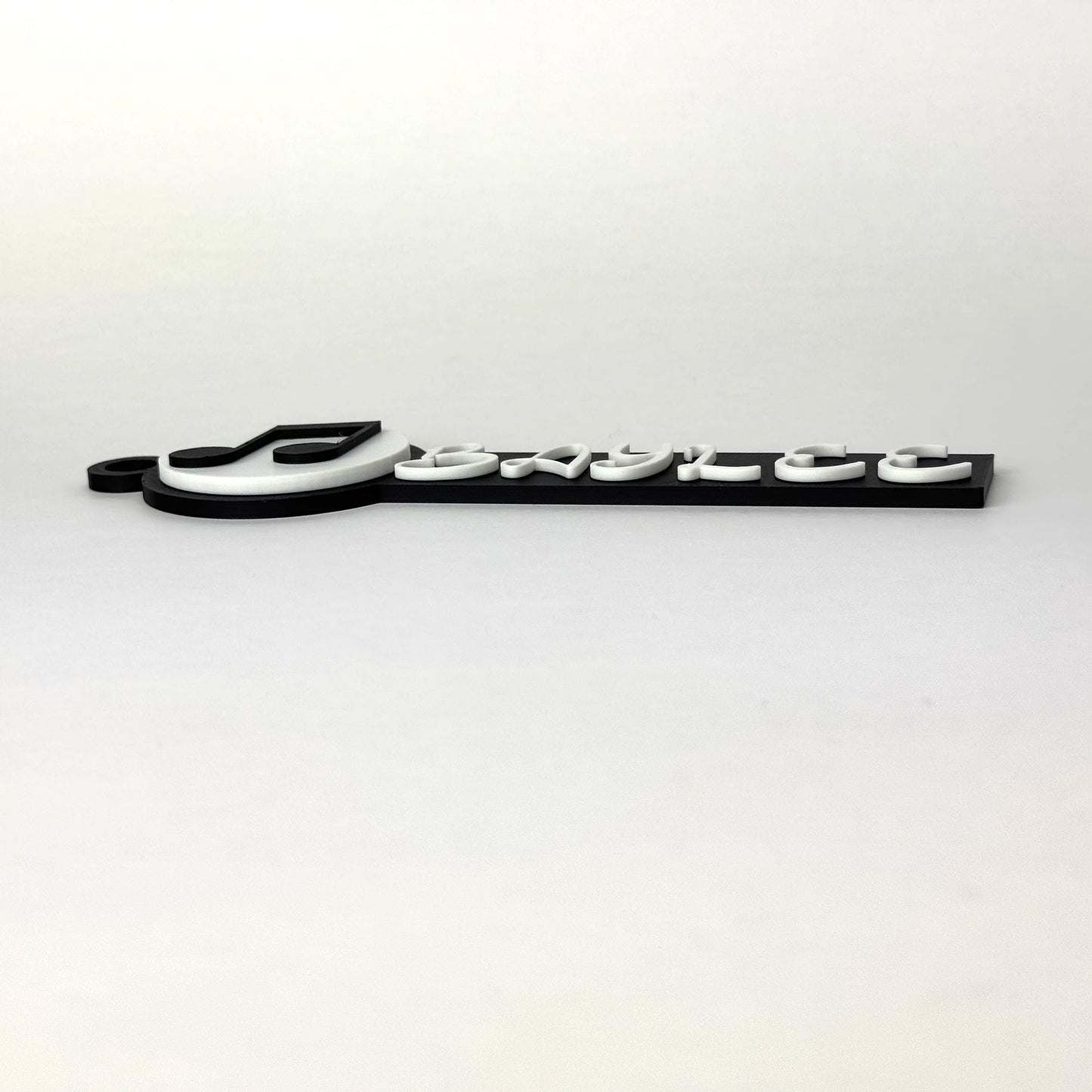 Custom Music Bag Tag with Personalized Name