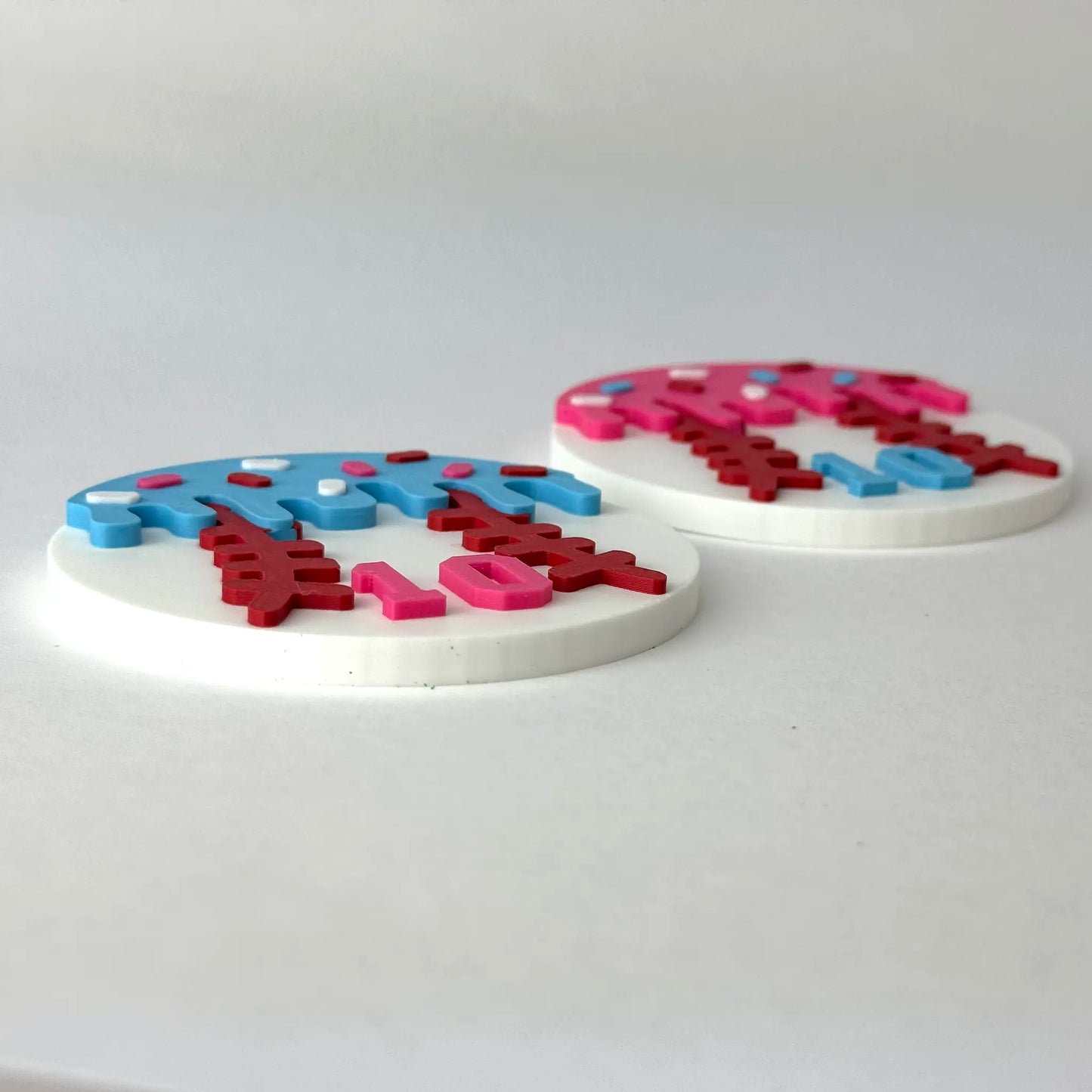 Ice Cream Baseball Drip Bag Tag
