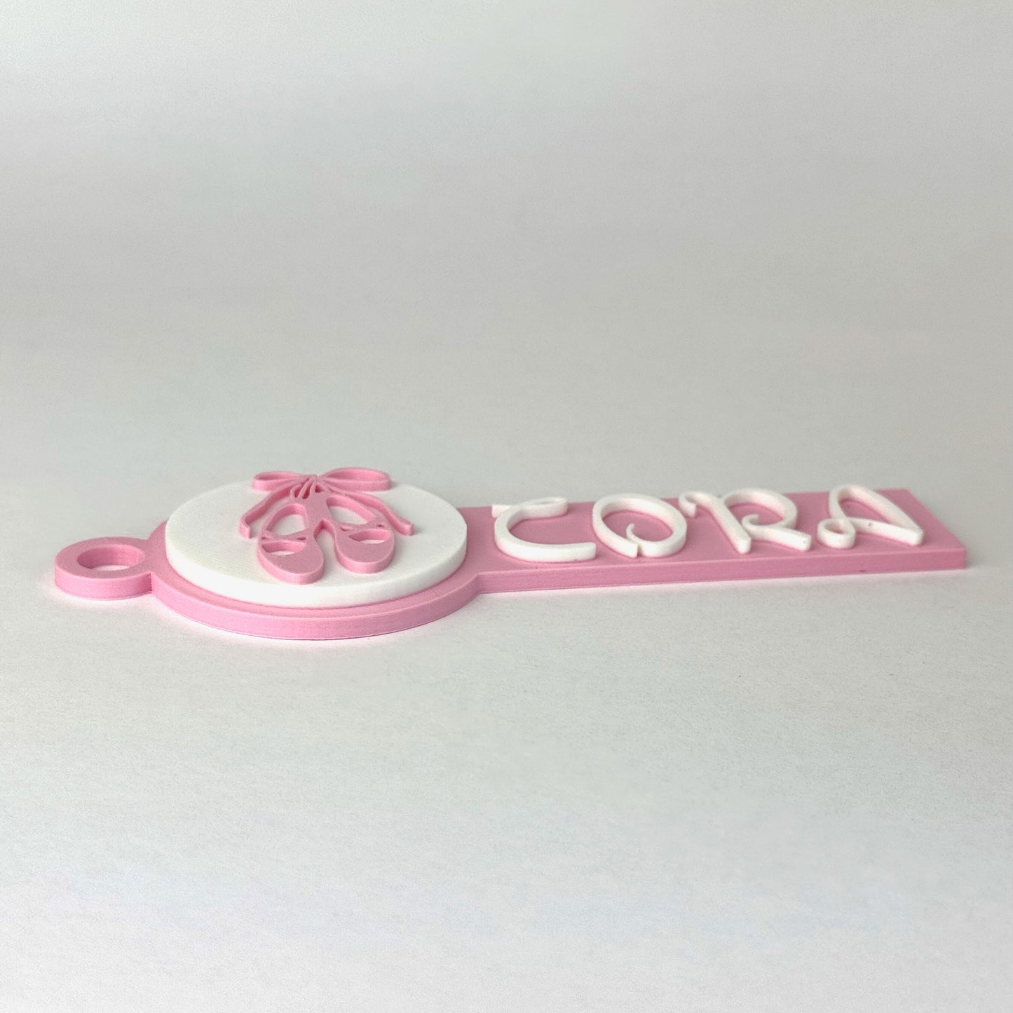 Custom Ballet Bag Tag with Personalized Name