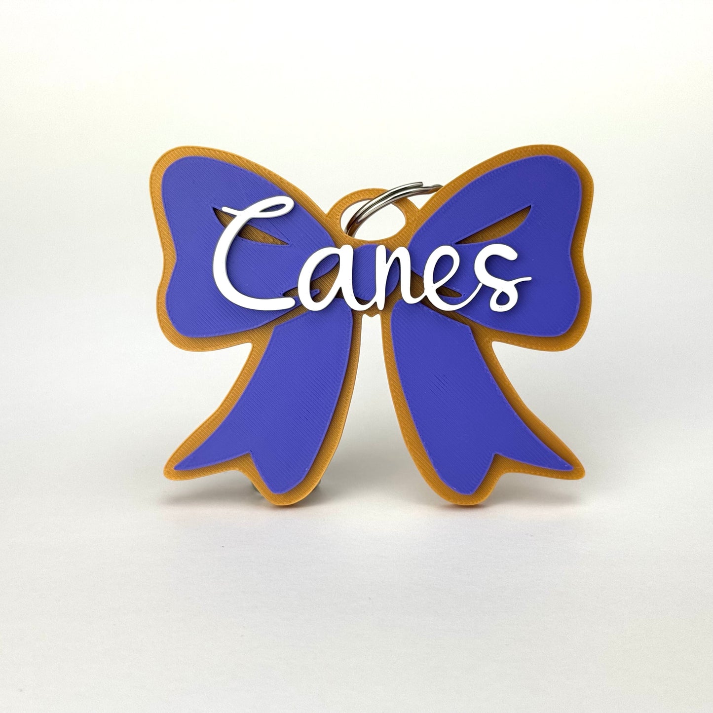 Cartersville Canes Bow Bag Tag