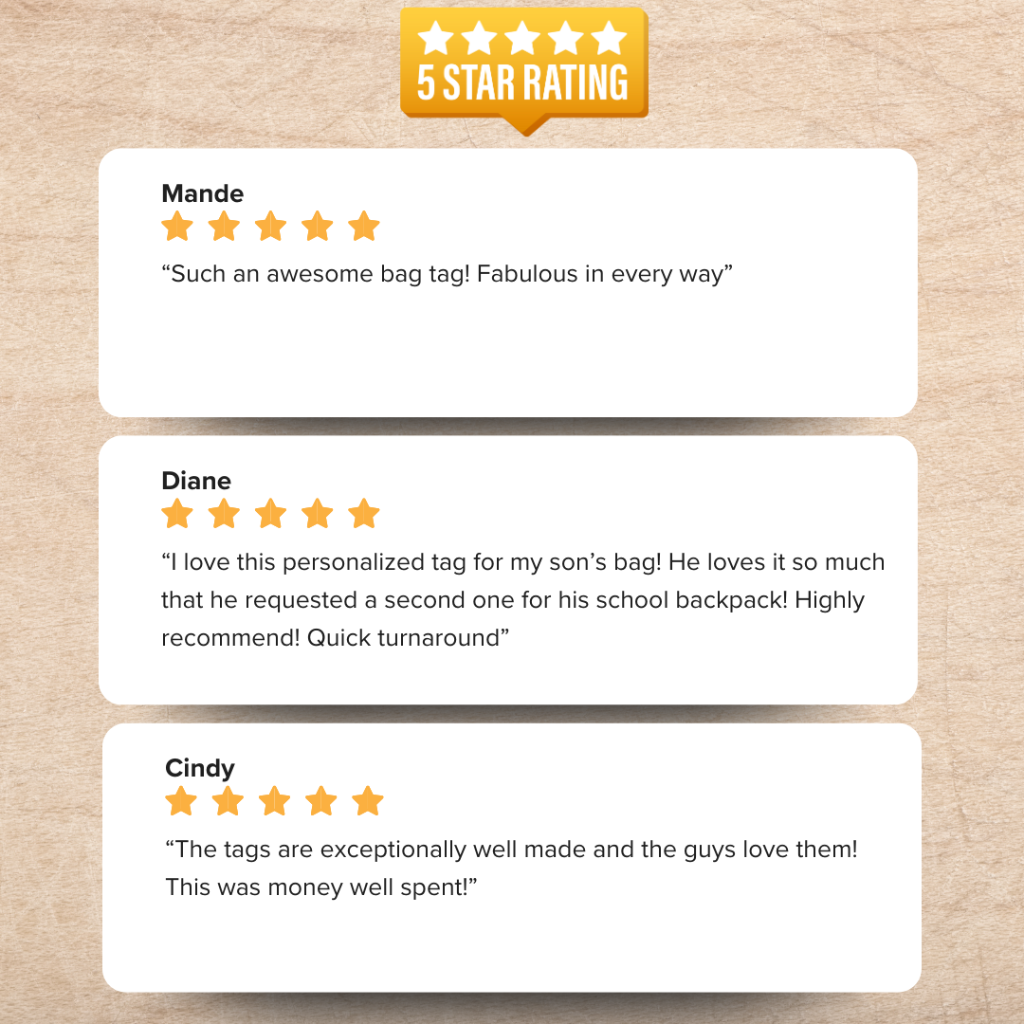 Review of personalized bag tags