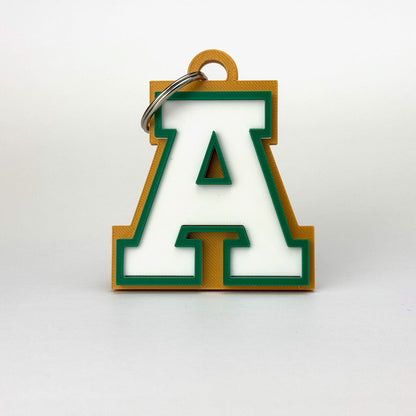 Adairsville large keychain bag tag