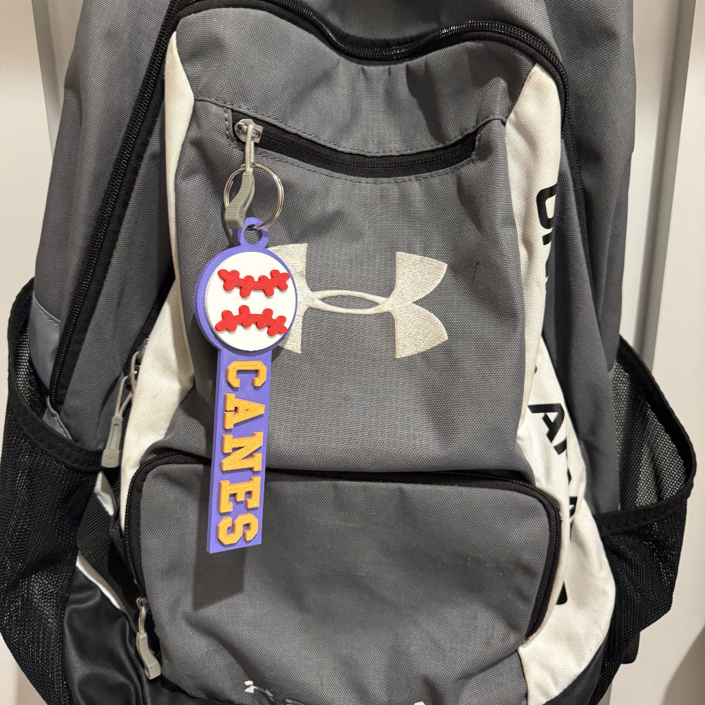 Cartersville Canes Baseball Bag Tag