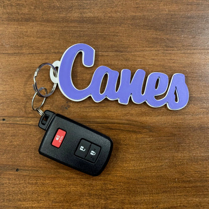 Cartersville Canes Large Keychain