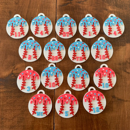 ice cream baseball drip bag tag team