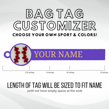 personalized bag tag customizer